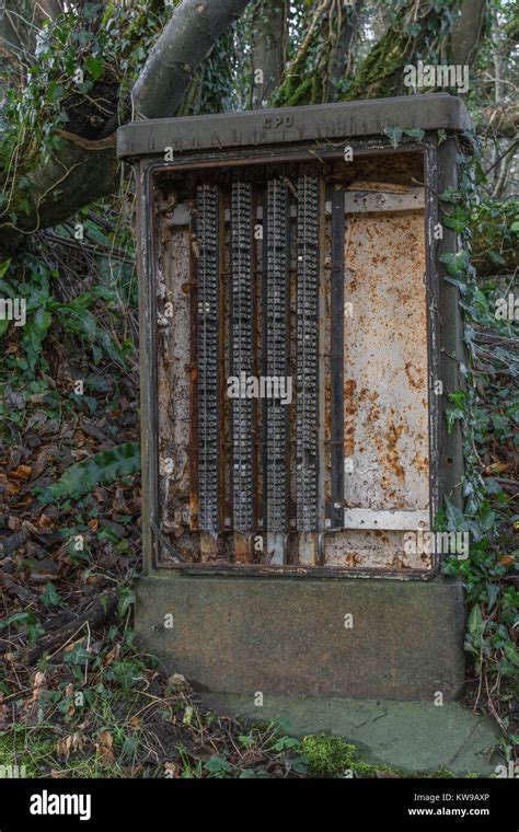 street telephone junction box front views|old telephone junction box.